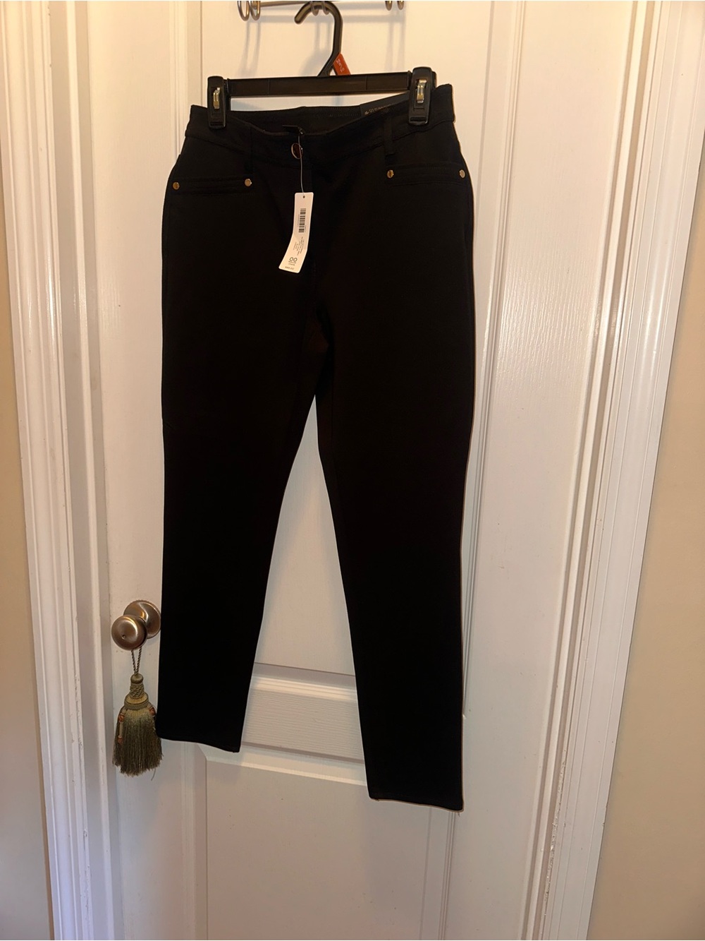 Chico's Black Straight Leg Ponte Pants